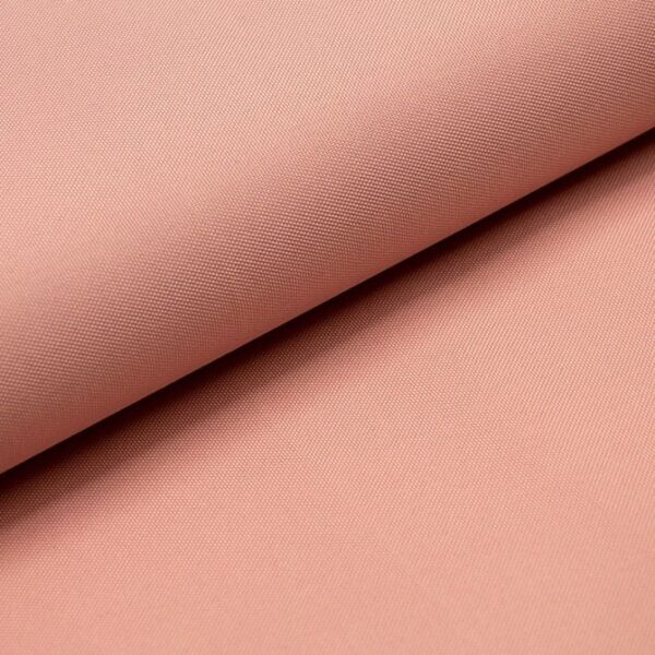 Muster von Rucksacknylon Stoff in der Farbe pastellrosa.